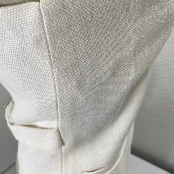Reiss Women’s Devon Linen Twill Tailored Vest Size 2 White — Fully Lined - Picture 5 of 12